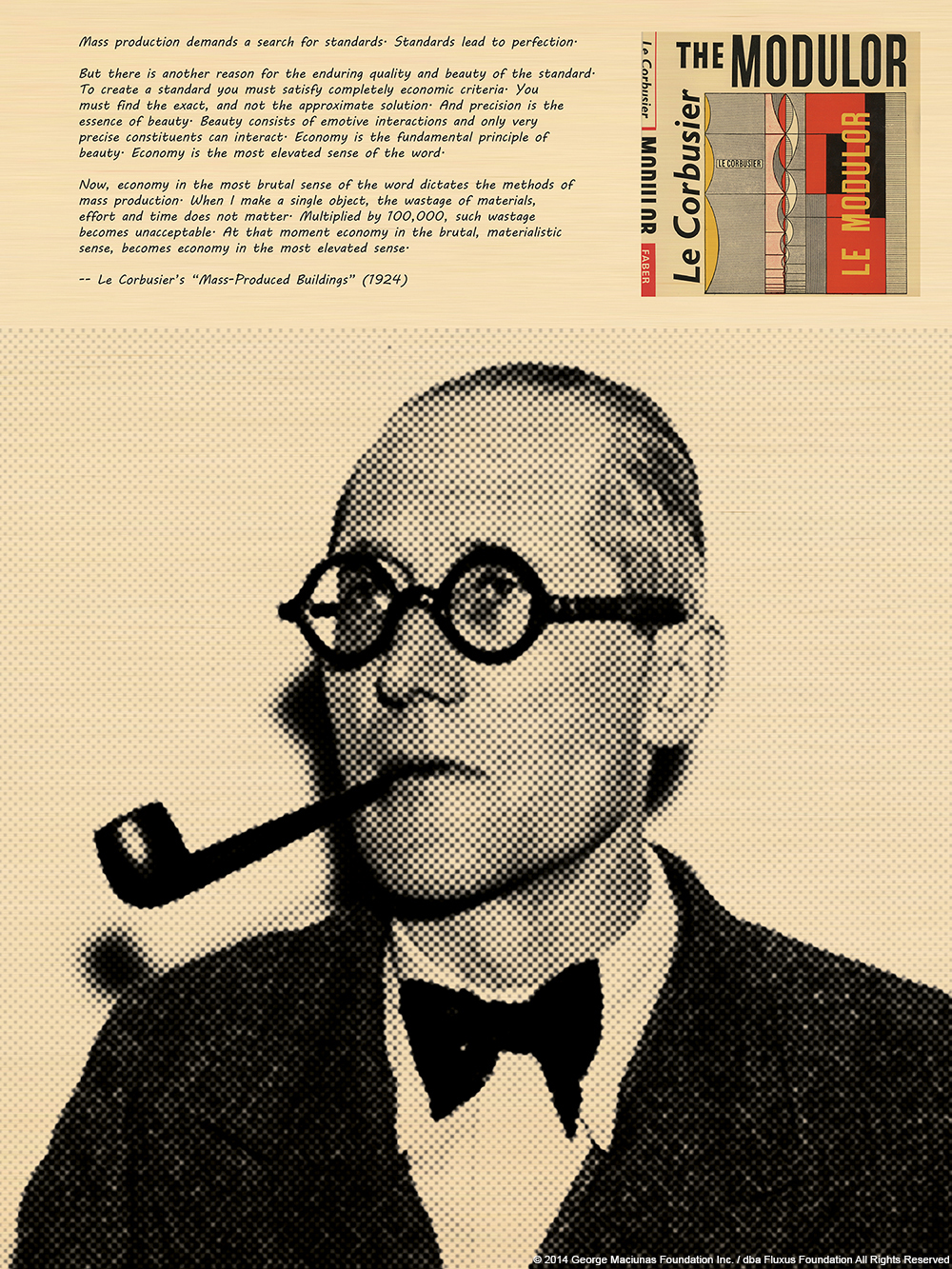 George Maciunas & Le Corbusier_Fluxus Foundation (1)
